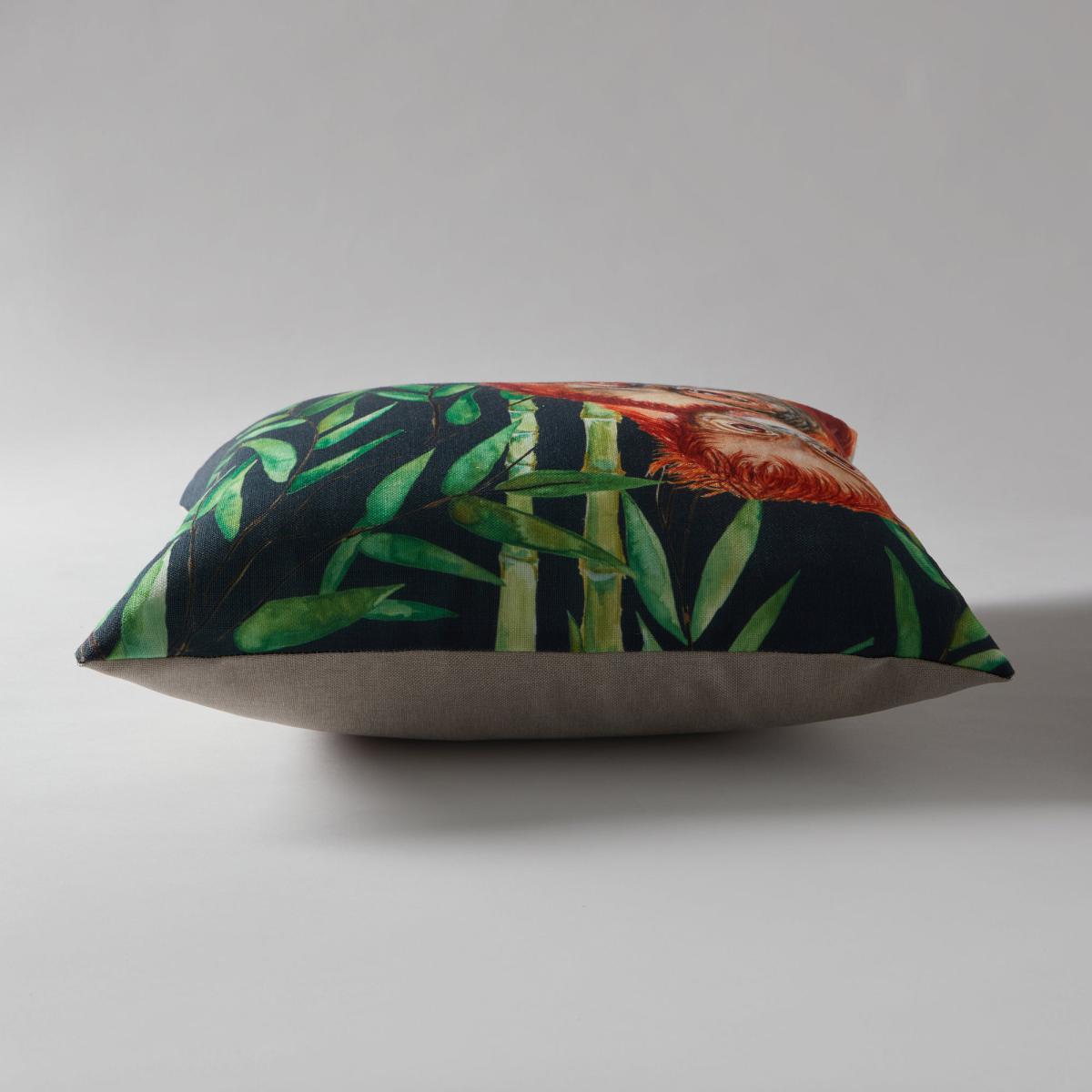 Orangutan Jungle Print Cushion MultiColoured – image 4