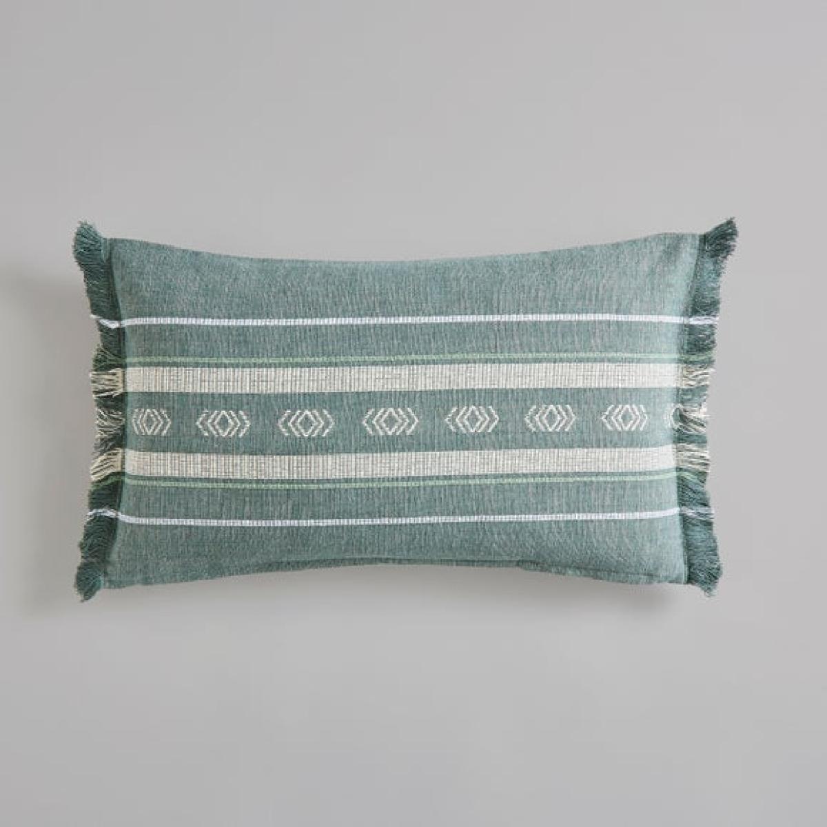Global Fringe Edge Cotton Rectangle Cushion – image 3