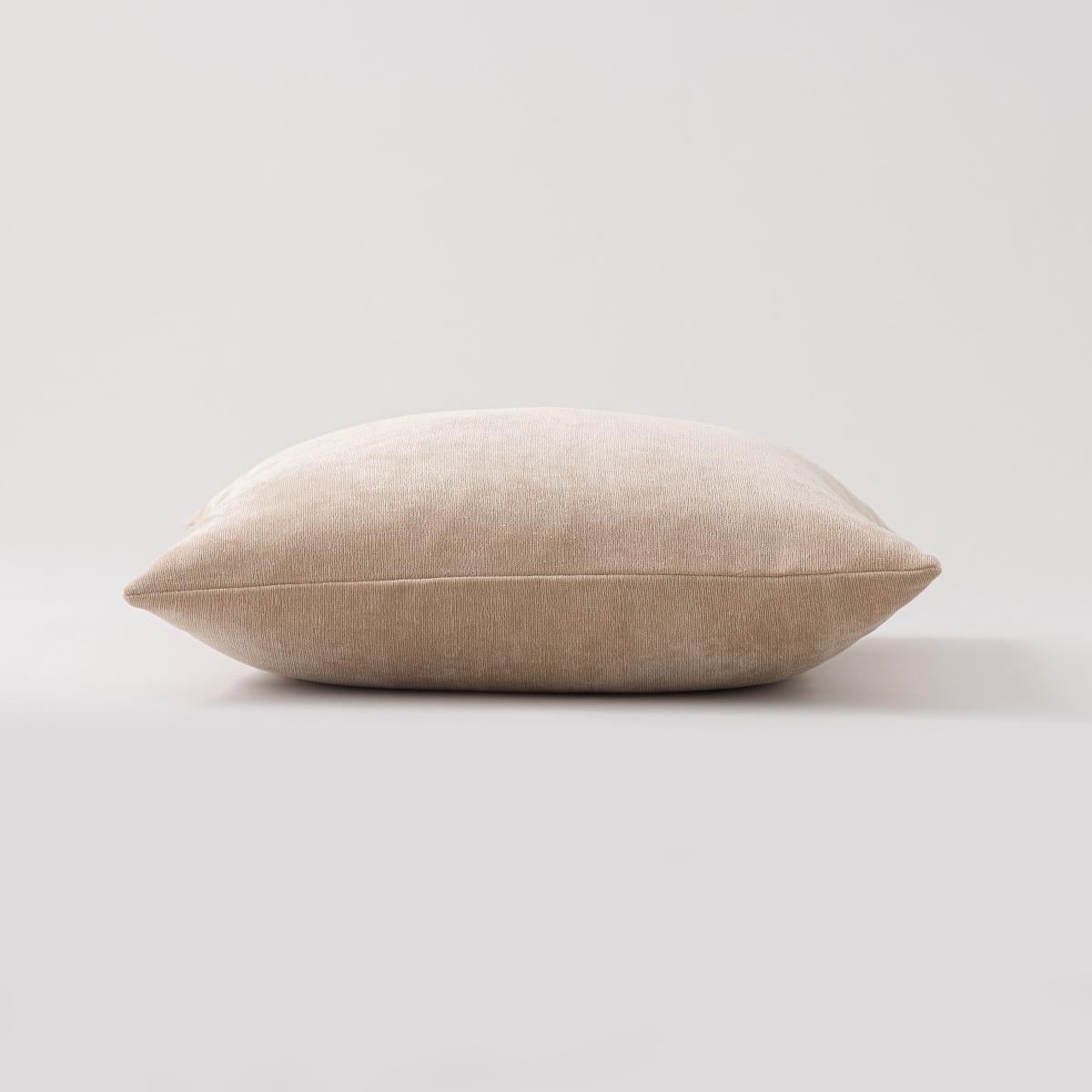 Velour Cushion Pebble – image 3