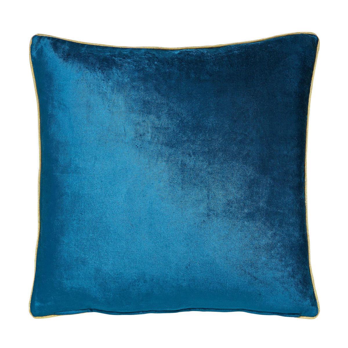 Teal Heron Cushion Teal (Blue) – image 2