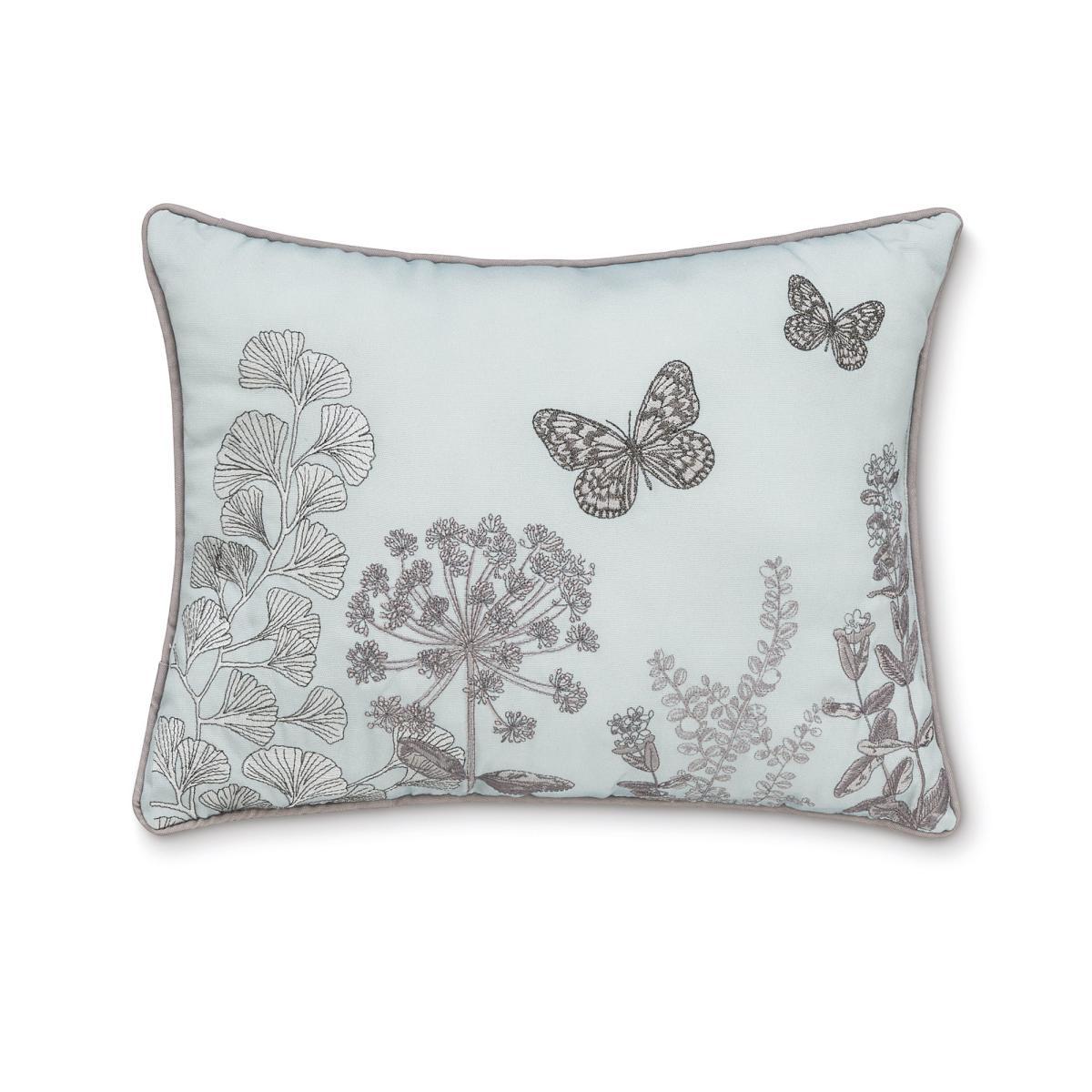 Catherine Lansfield Floral Butterfly Duck Egg Cushion Duck Egg (Blue) – image 2