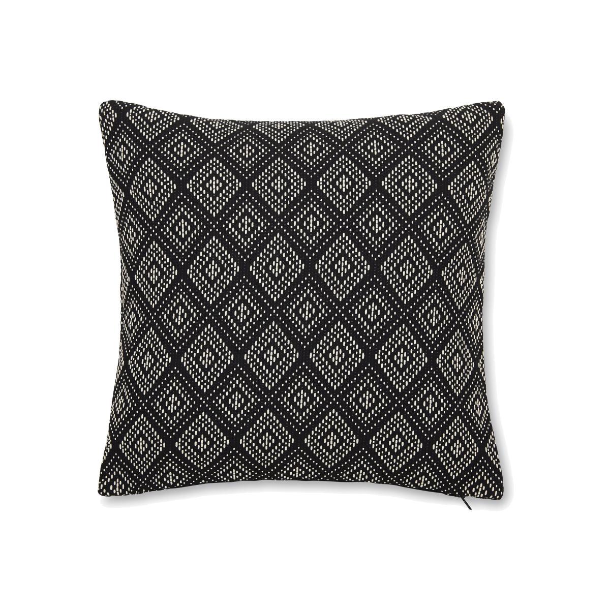 Diamond Black Geometric Cushion Black – image 1