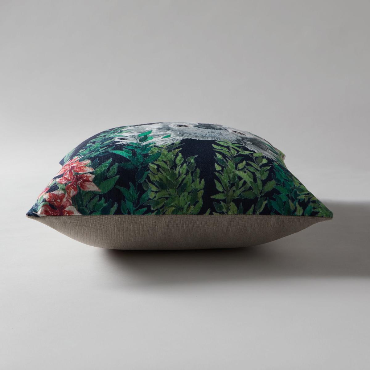 Koala Jungle Print Cushion MultiColoured – image 4