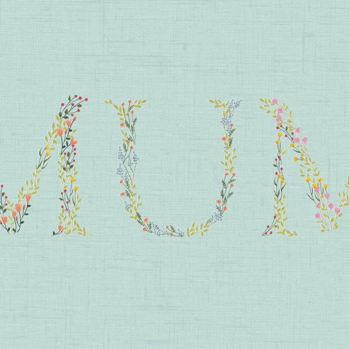 Mum Floral Rectangle Cushion – image 2
