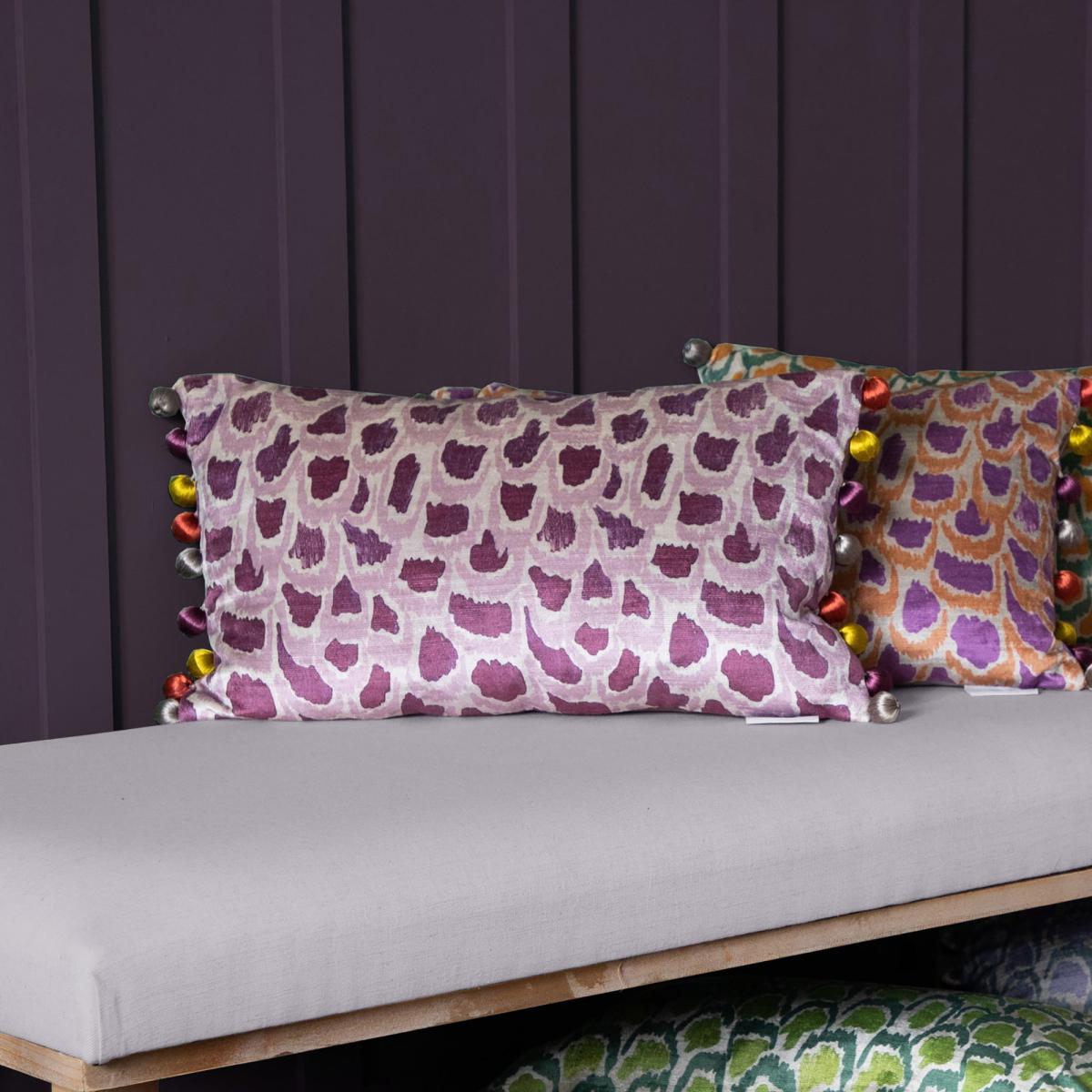 Nada Cotton Rectangle Cushion Nada Amethyst – image 1