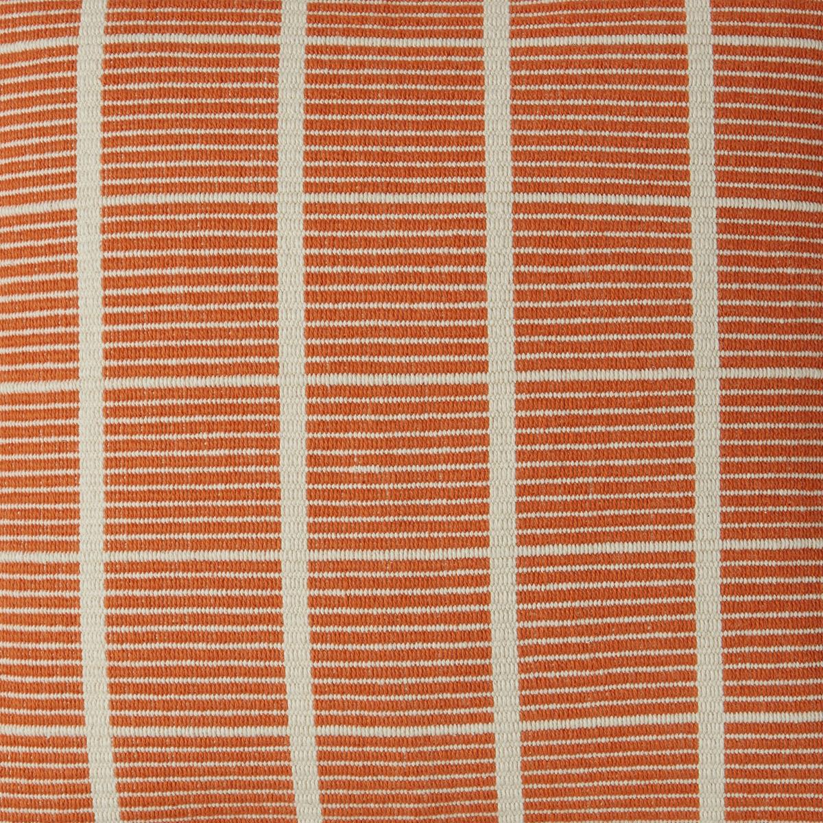 Elements Burnt Orange Woven Squares Check Cushion Burnt Orange – image 3