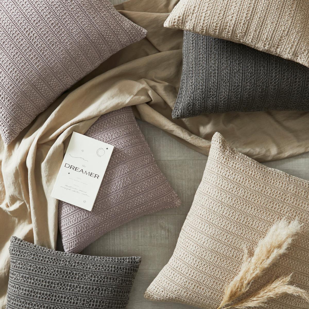 Waffle Cotton Cushion Waffle Warm Sands – image 5
