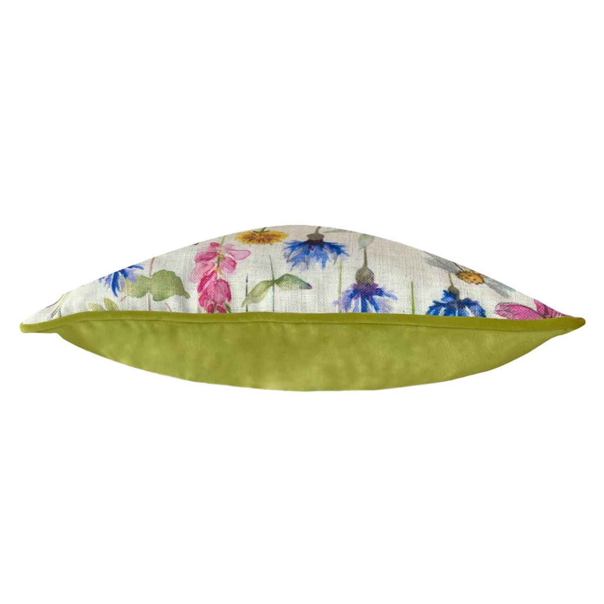 Evans Lichfield Wild Flowers Square Cushion MultiColoured – image 3