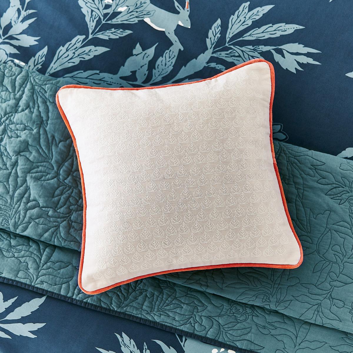Joules Country Critters Cushion Brown, Orange and White – image 1