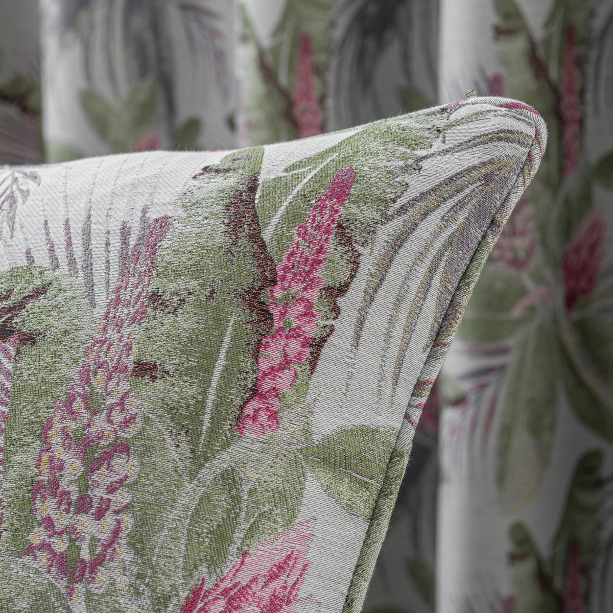 Rio Palm Cushion Green, Pink and White – image 5