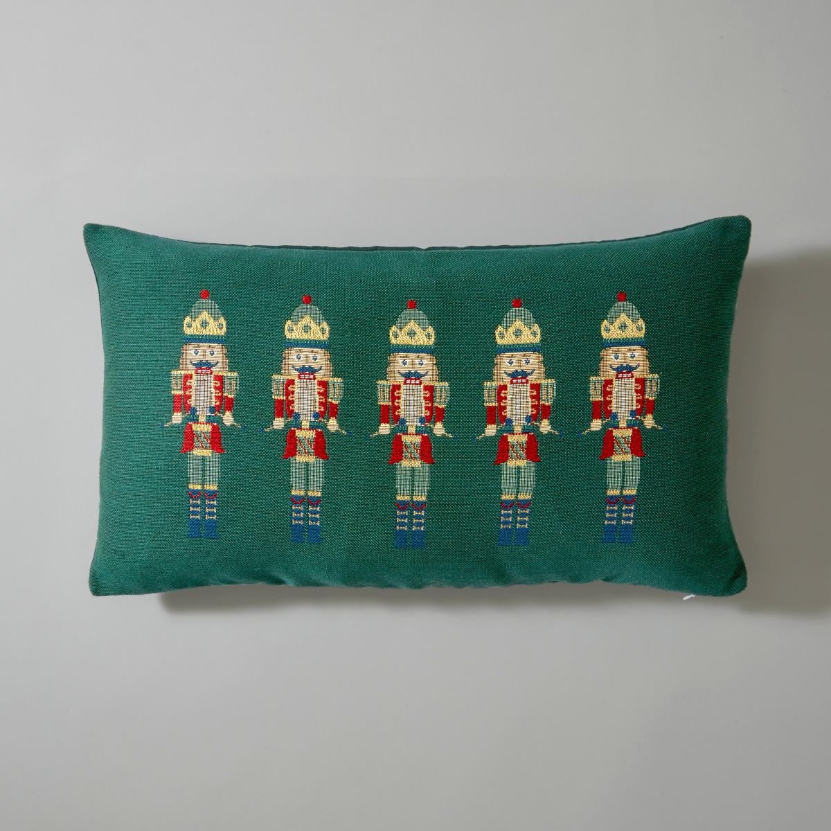 Nutcracker Tapestry Olive Cushion Olive (Green) – image 2
