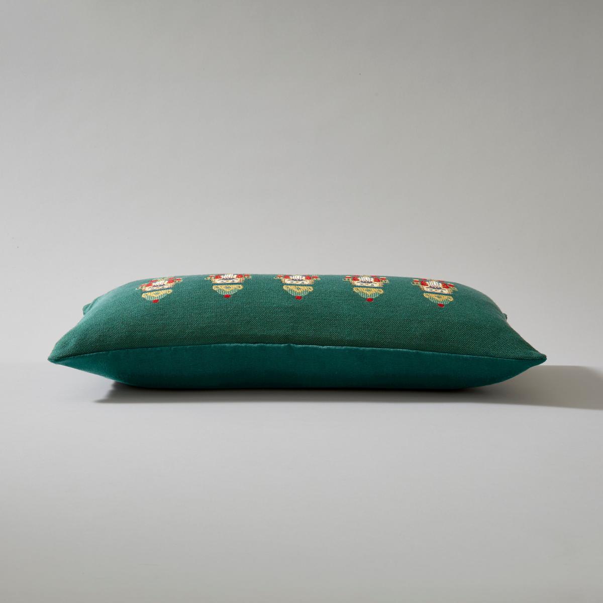 Nutcracker Tapestry Olive Cushion Olive (Green) – image 4