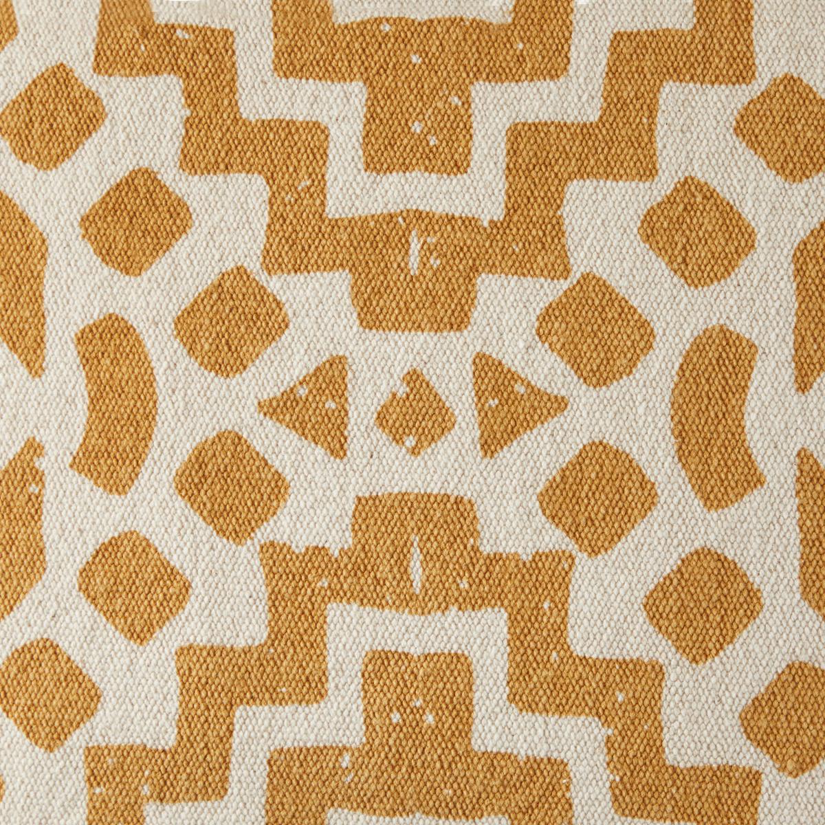 Aztec Geo Reversible Cushion Ochre – image 6