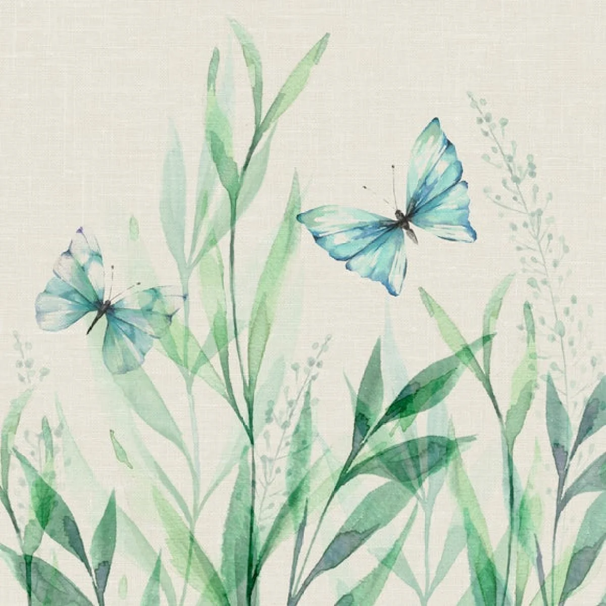 Butterfly Garden Square Cushion – image 2