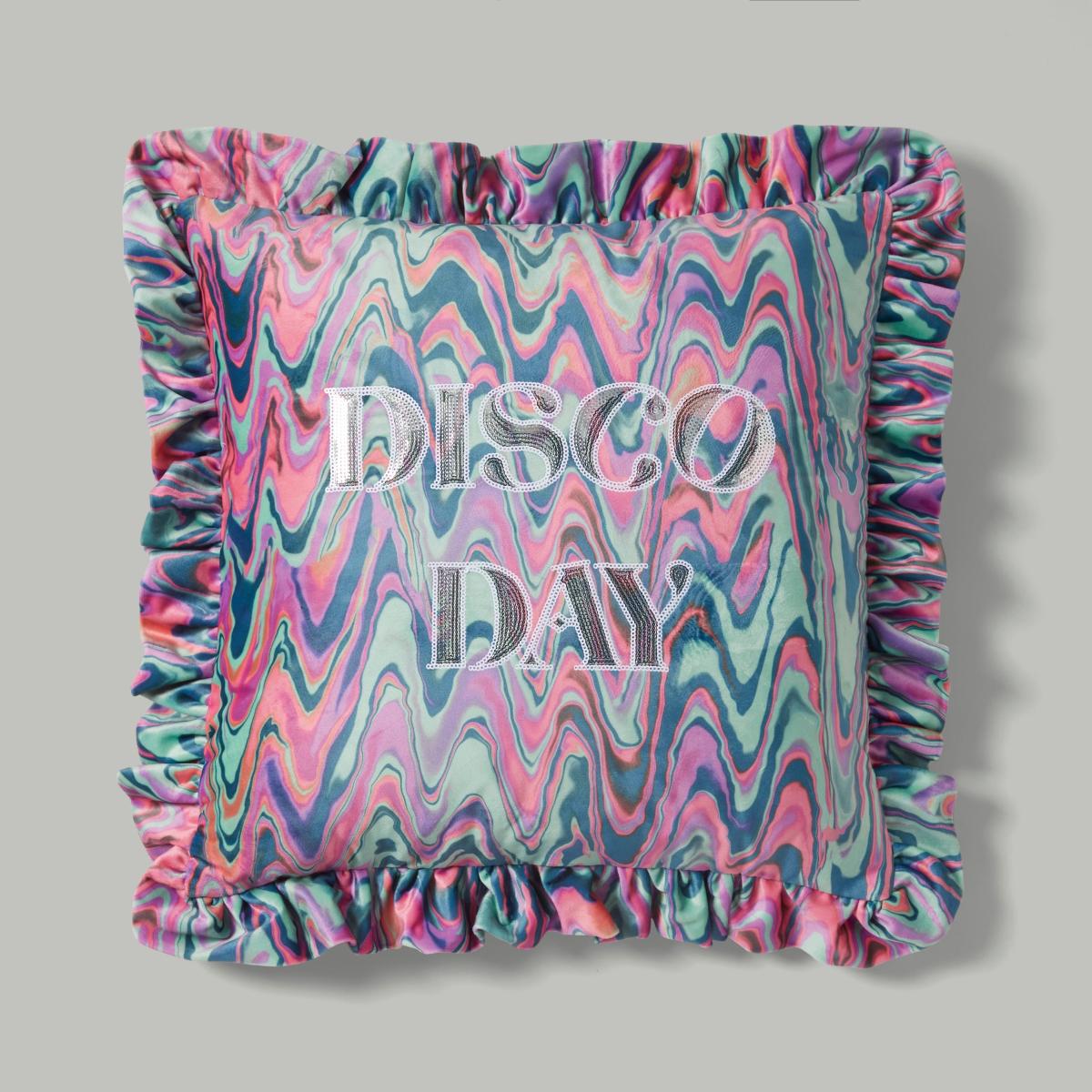 Disco Day Frilled Cushion – image 3