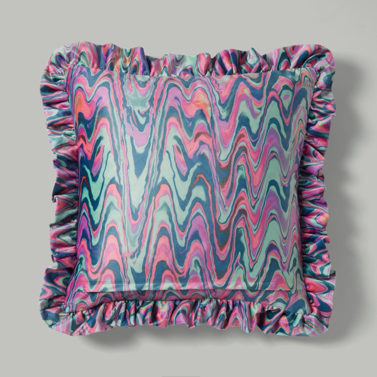 Disco Day Frilled Cushion – image 4