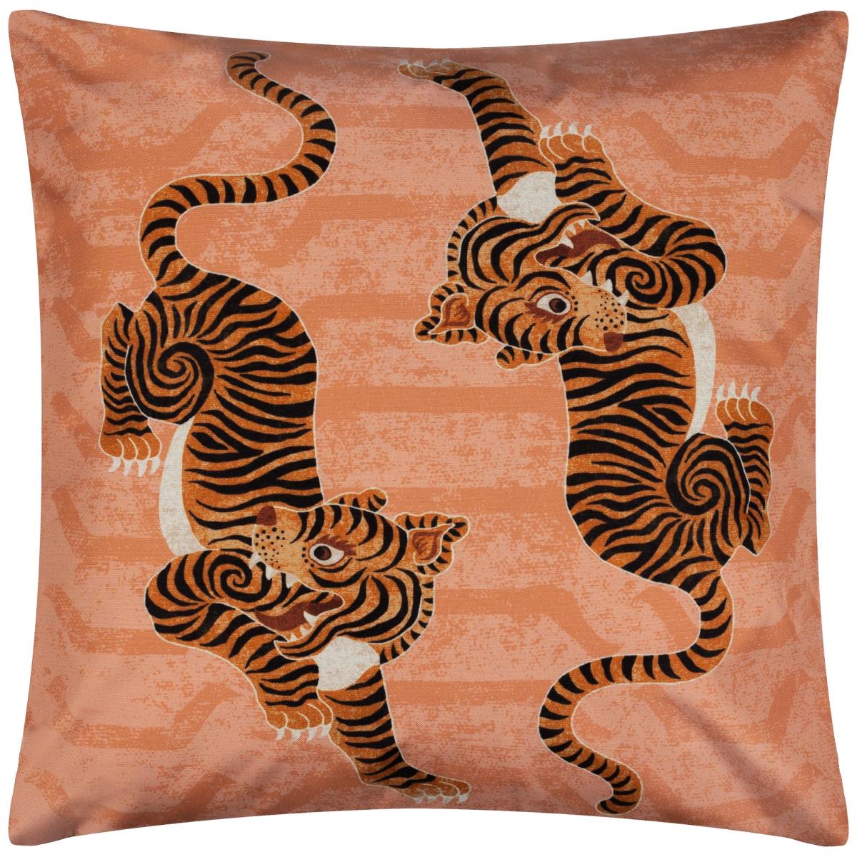 furn. Tibetan Tiger Outdoor Cushion Coral – image 2