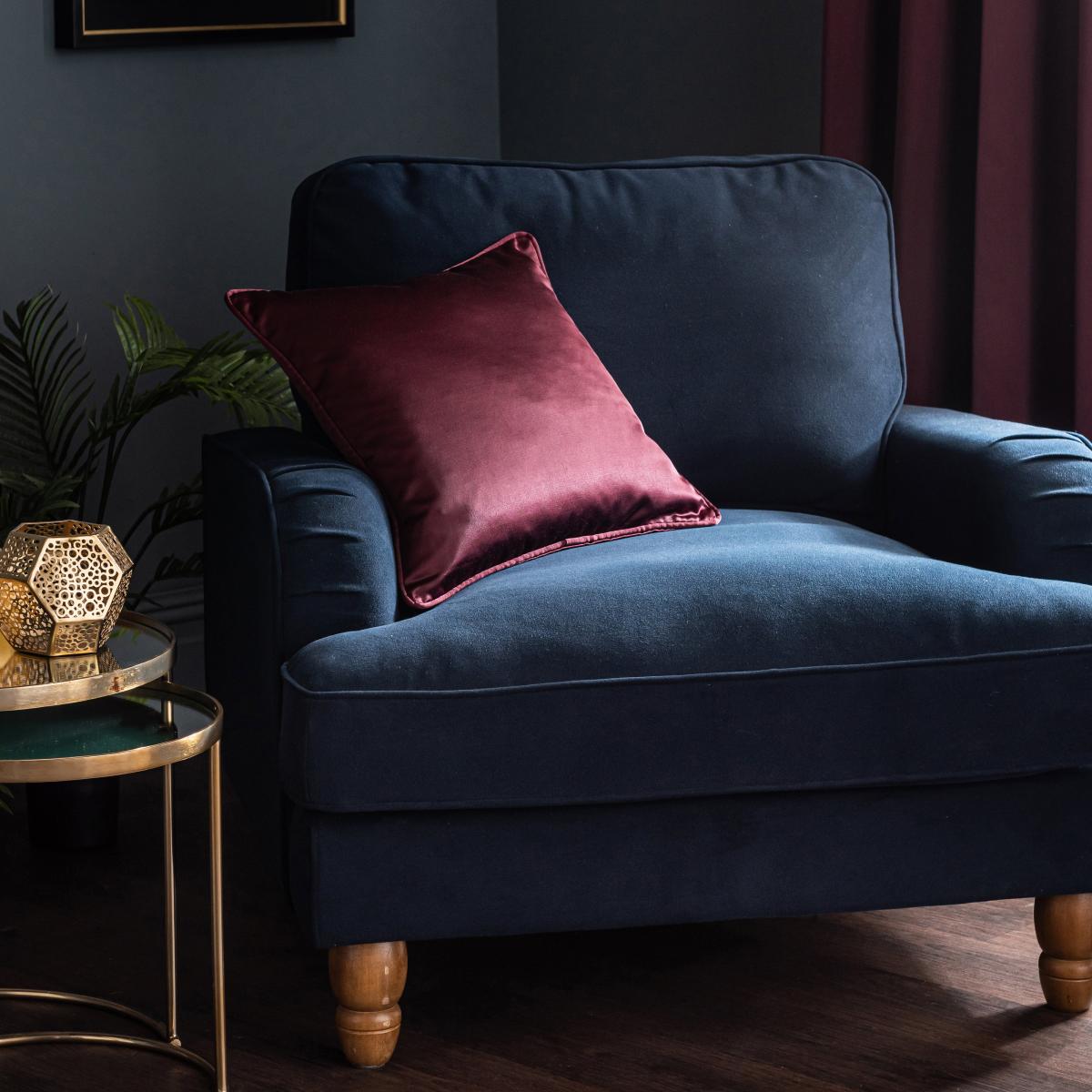 Satin Cushion Merlot – image 2