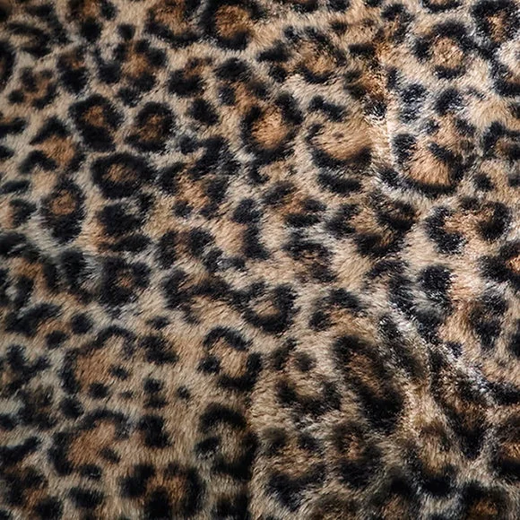 Fusion Leopard Faux Fur Square Cushion – image 3