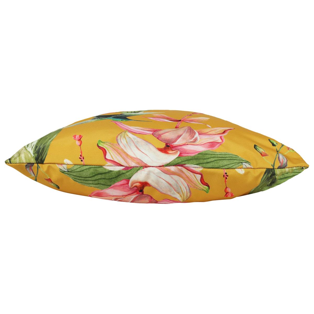 Evans Lichfield Hummingbirds Outdoor Cushion Ochre – image 3