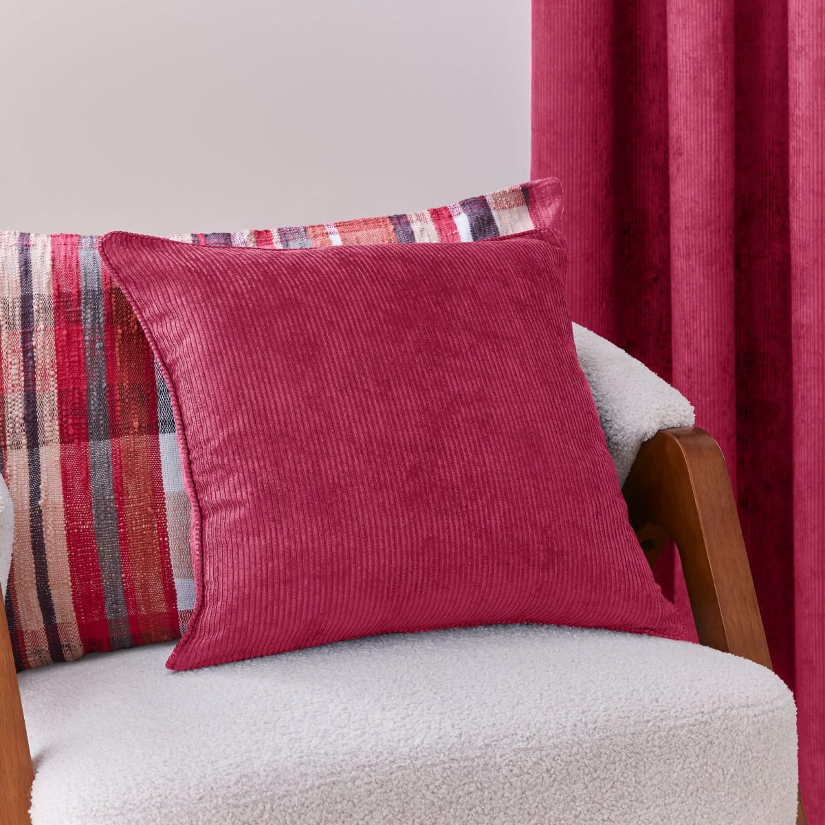 Elements Cord Cushion Magenta – image 1