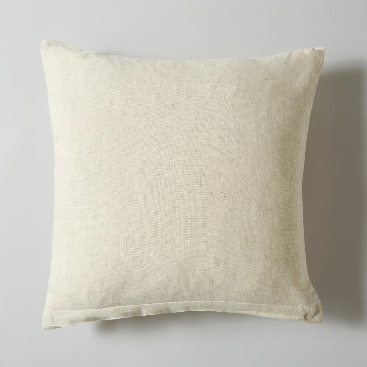Embroidered Acorn Cushion, 43x43cm MultiColoured – image 4