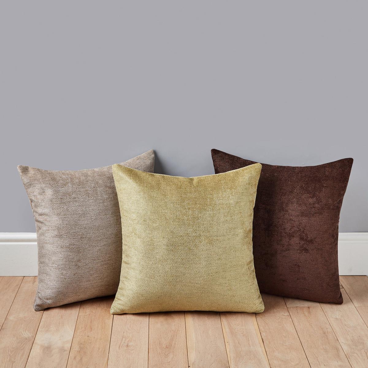 Chenille Orlando Cushion Cover Mink – image 3