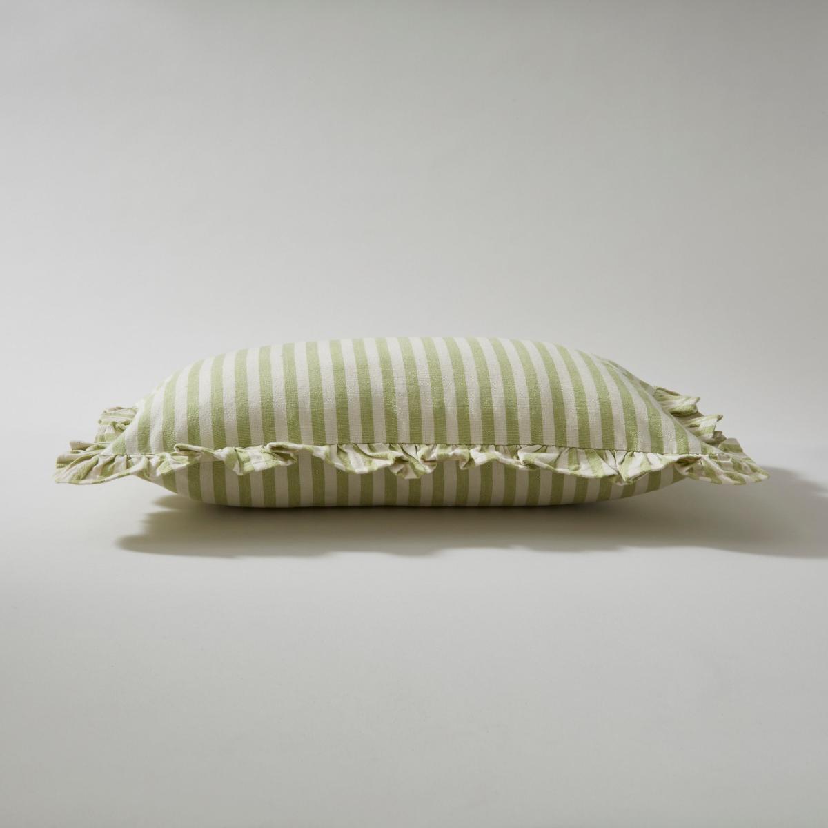 Pride & Joy Linford Frill Sage Cushion Sage – image 2