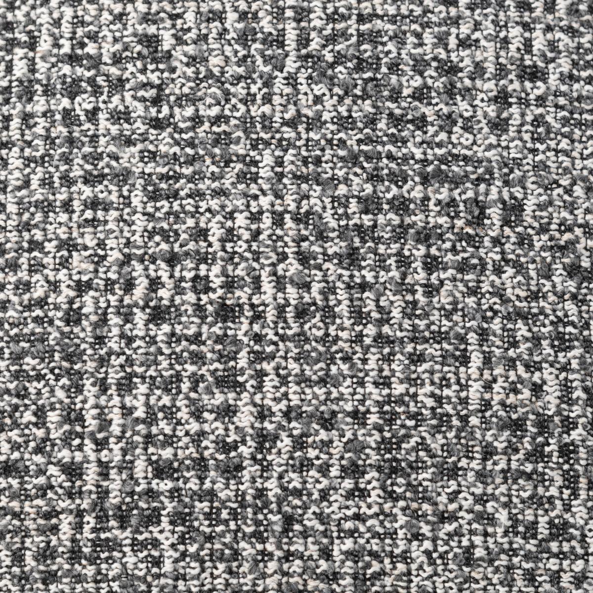 Chunky Tweed Boucle Cushion Black/White – image 3