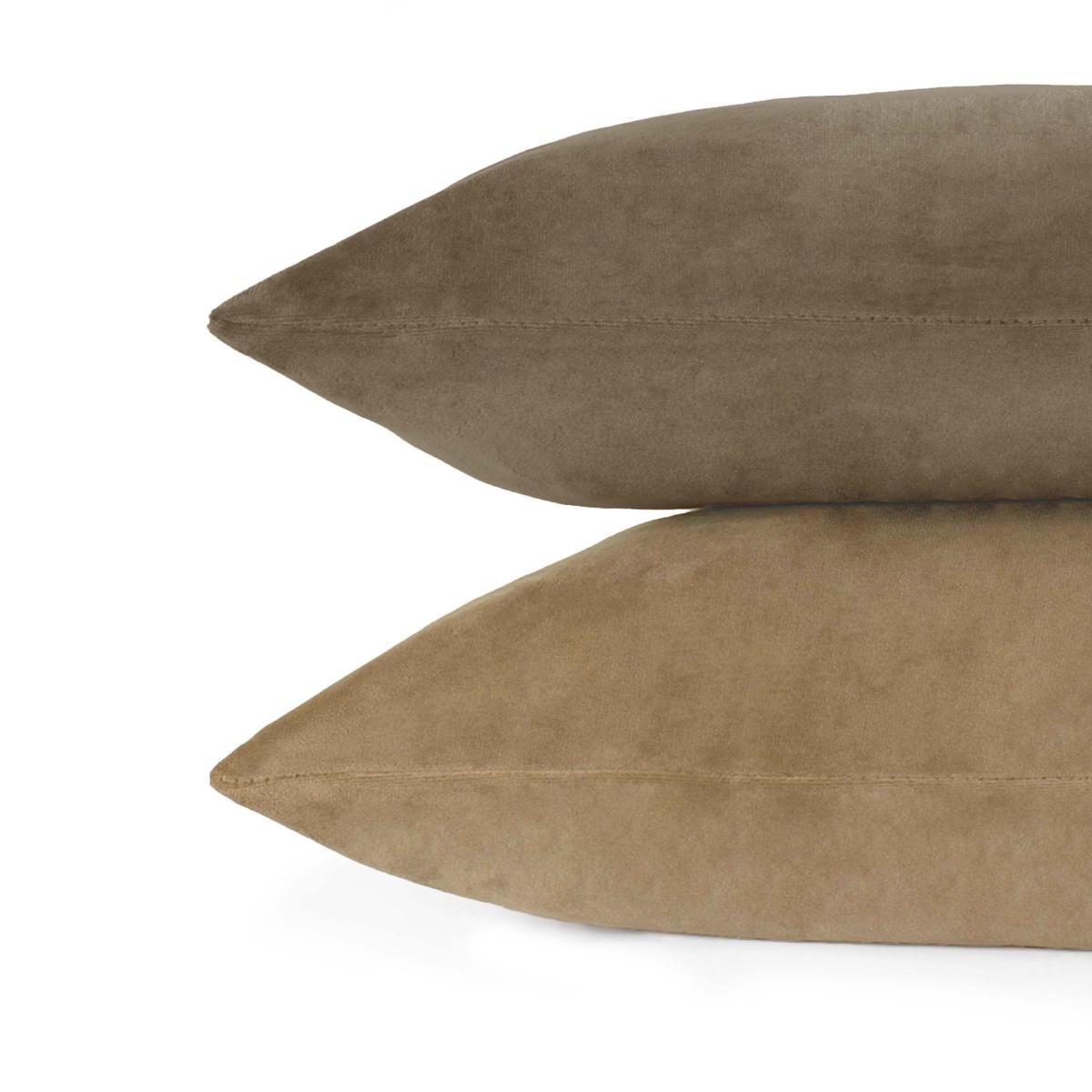 Evans Lichfield Opulent Velvet 2 Pack Cushions Ceder Brown/Biscuit Brown – image 3