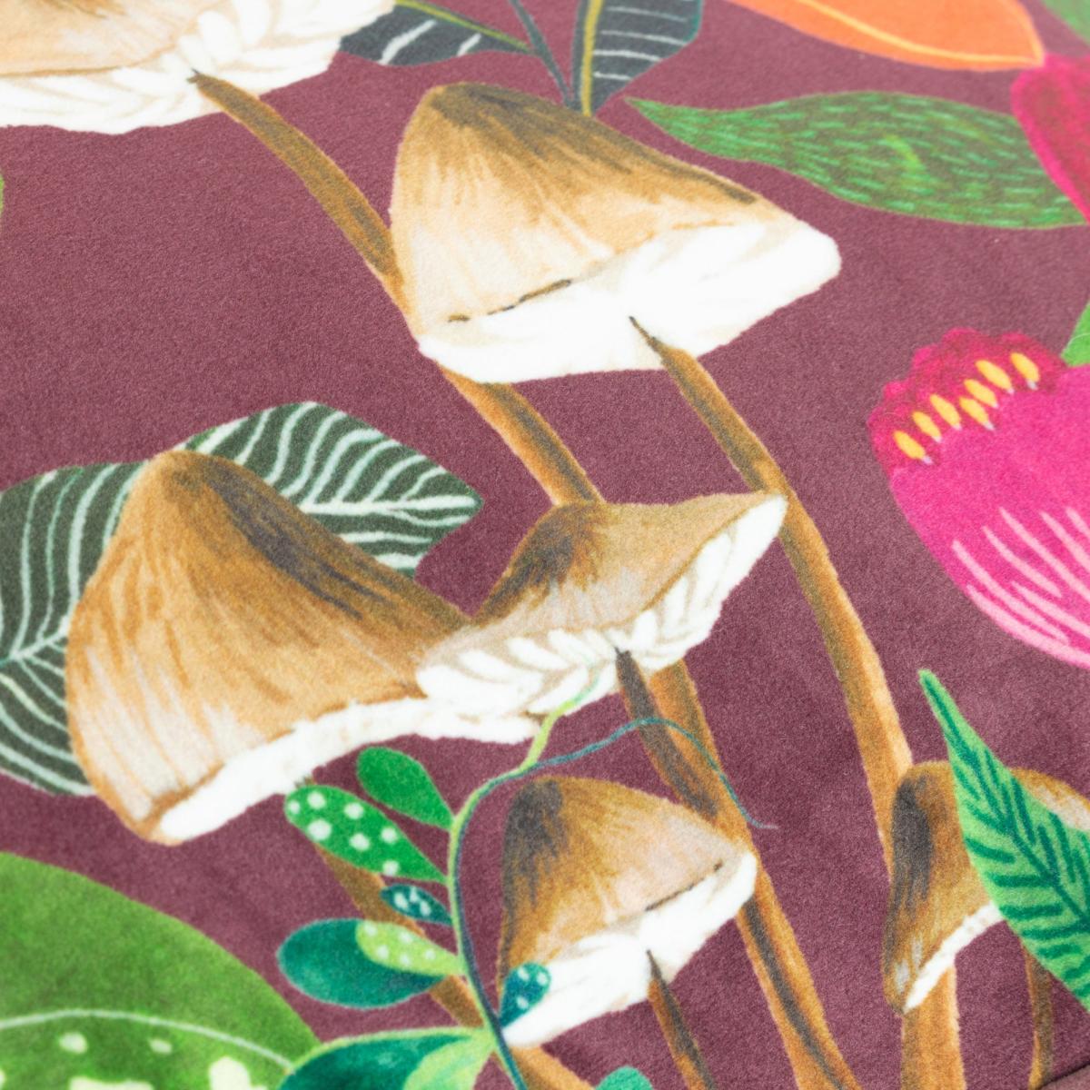 WylderNature Garden Mushroom Rectangle Cushion MultiColoured – image 4