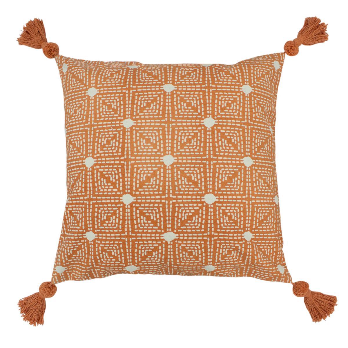 Chia Coral Cushion Coral and White – image 2