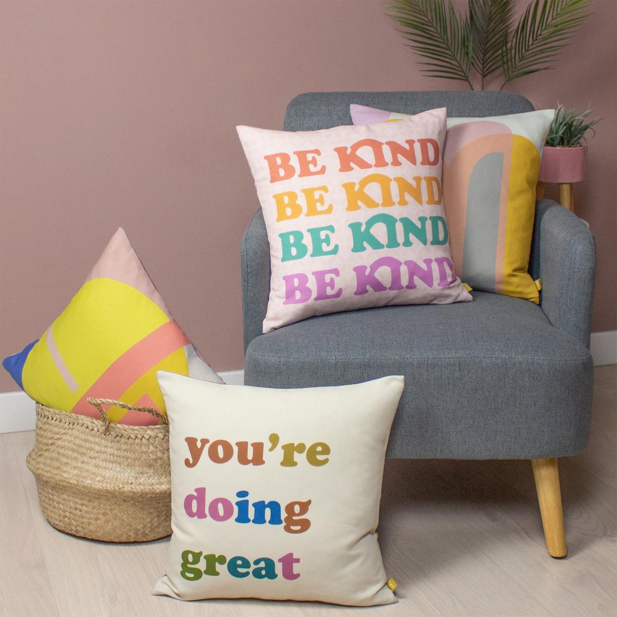 Halo Multicoloured Cushion MultiColoured – image 5