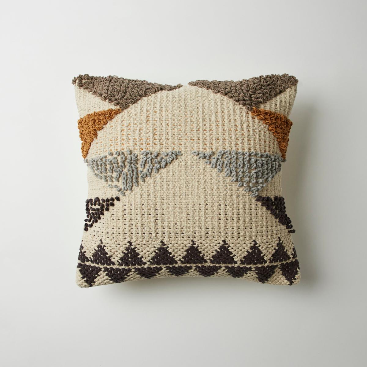 Multi Triangle Cotton Cushion MultiColoured – image 2