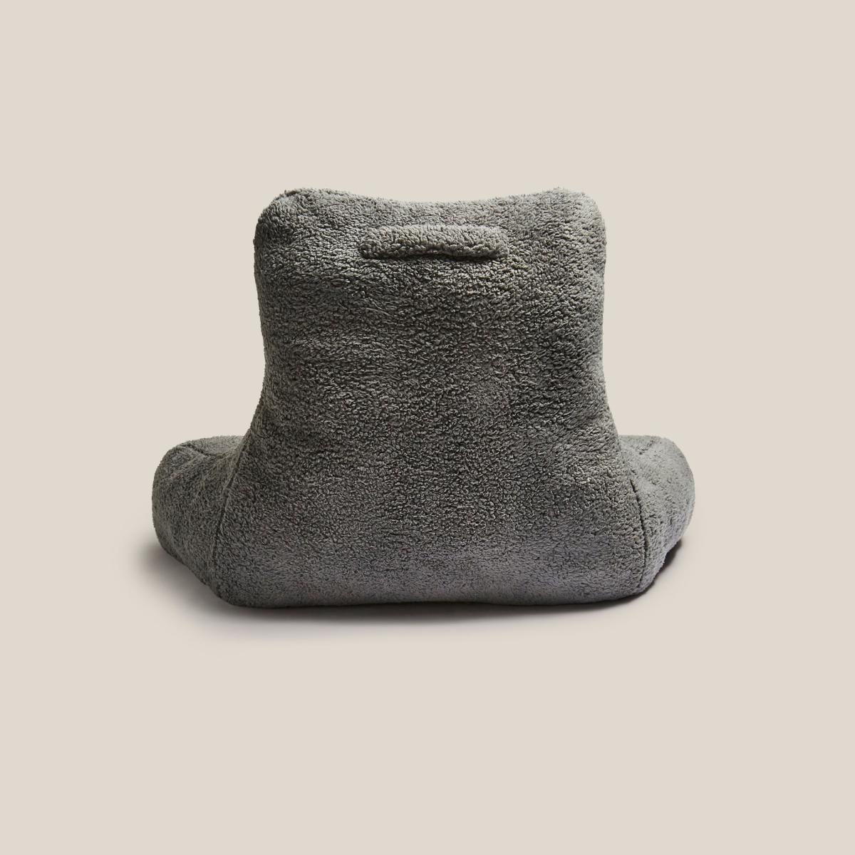 Teddy Bear Charcoal High Back Cuddle Cushion Grey – image 4