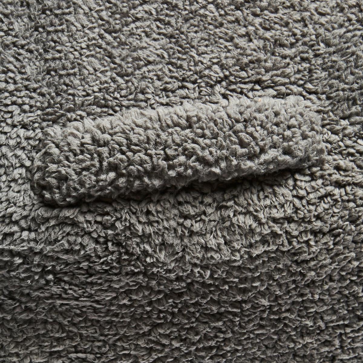 Teddy Bear Charcoal High Back Cuddle Cushion Grey – image 5
