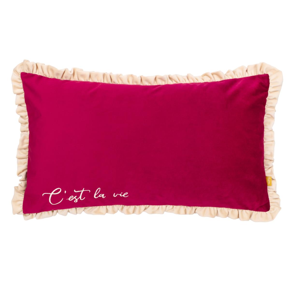 furn. Cest La Vie Rectangle Cushion Green – image 3