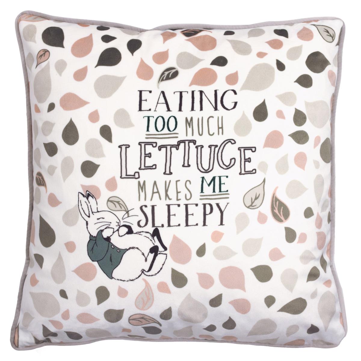 Peter Rabbit™ Scandi Wood Natural Cushion White/Pink/Grey – image 2