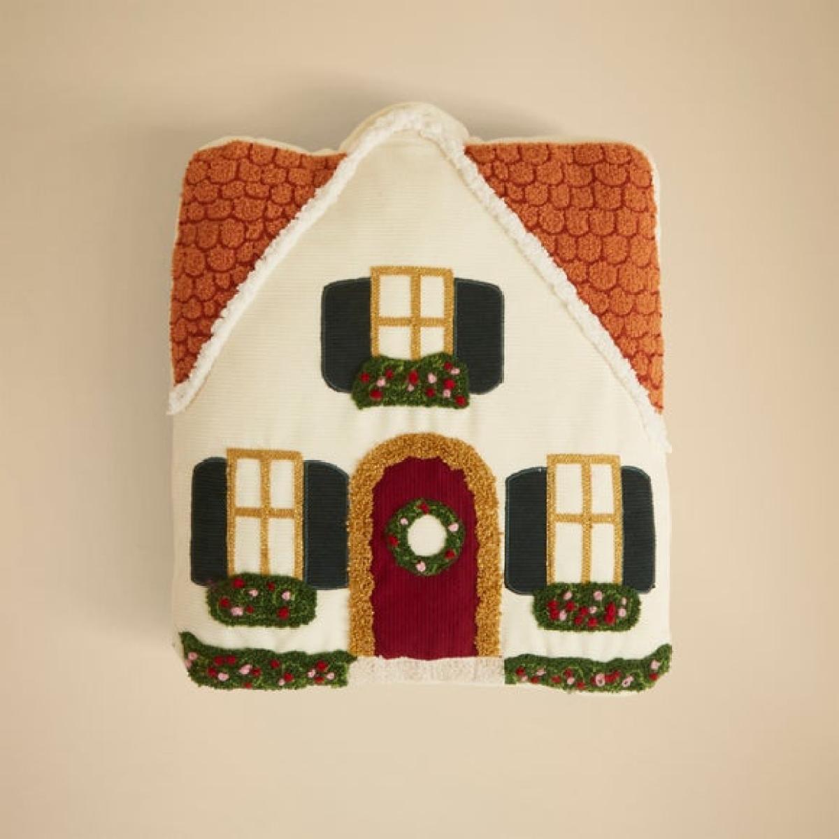 Christmas House Cushion – image 2