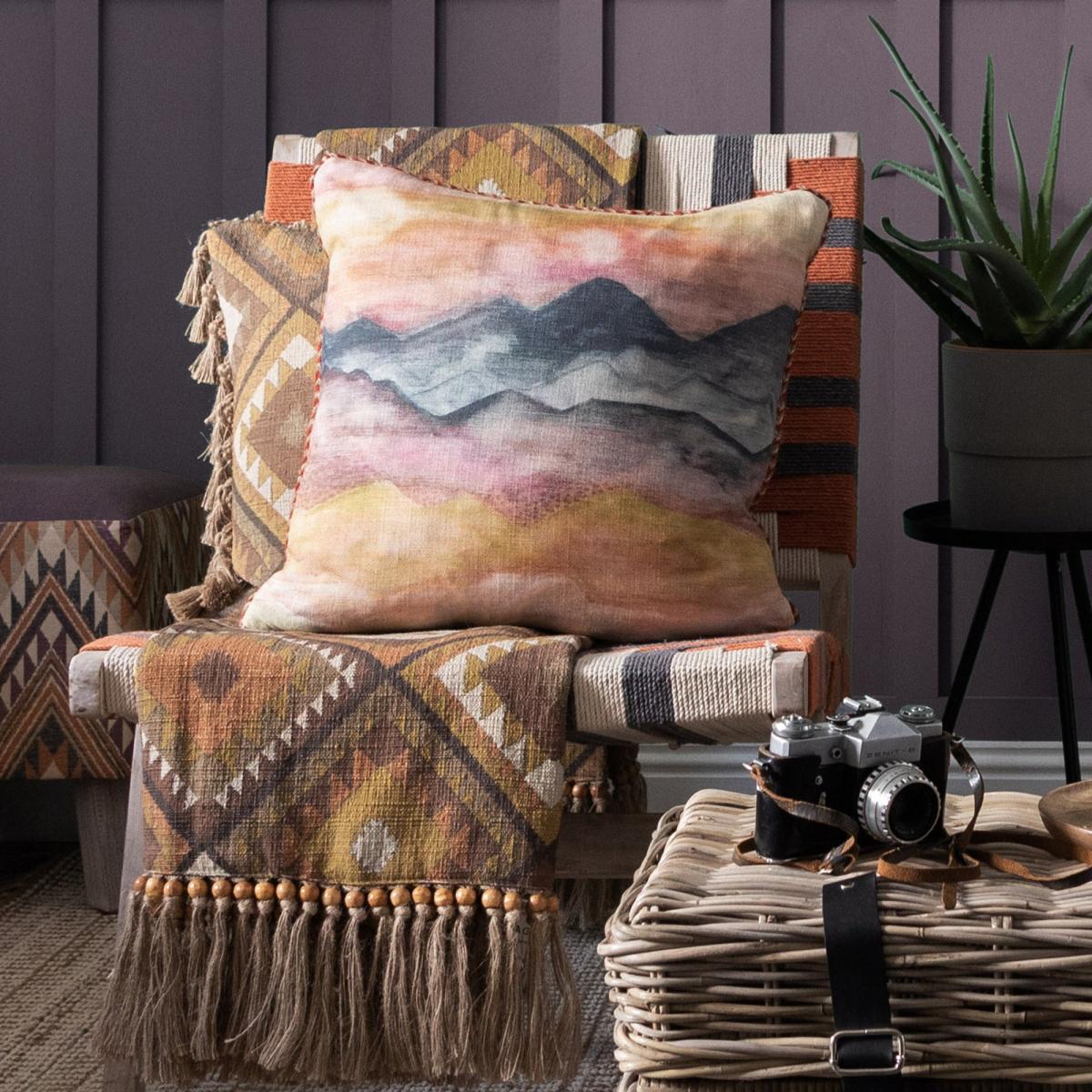 Arizona Velvet Square Cushion Arizona Desert – image 2
