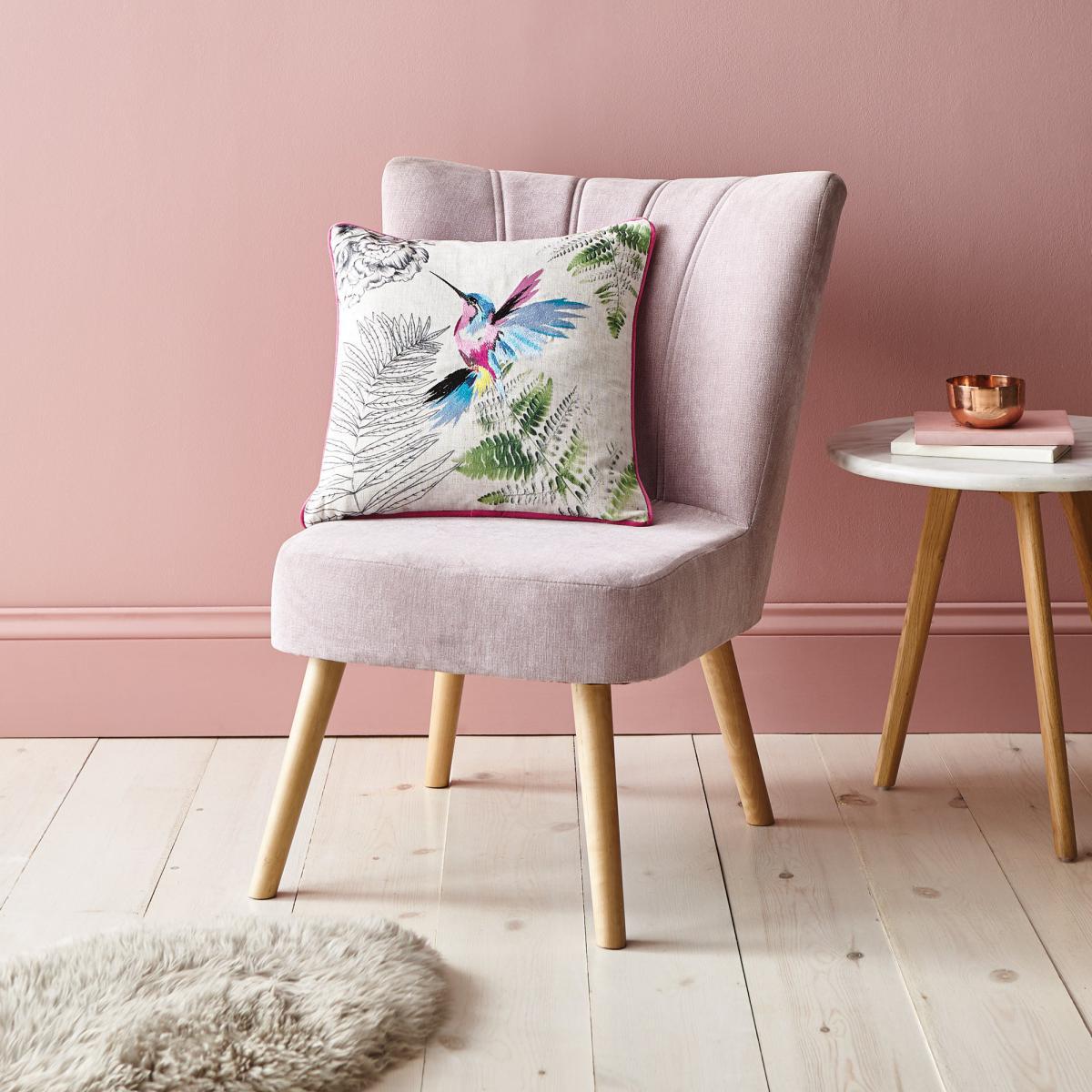 Hummingbird Pink Cushion Pink – image 5
