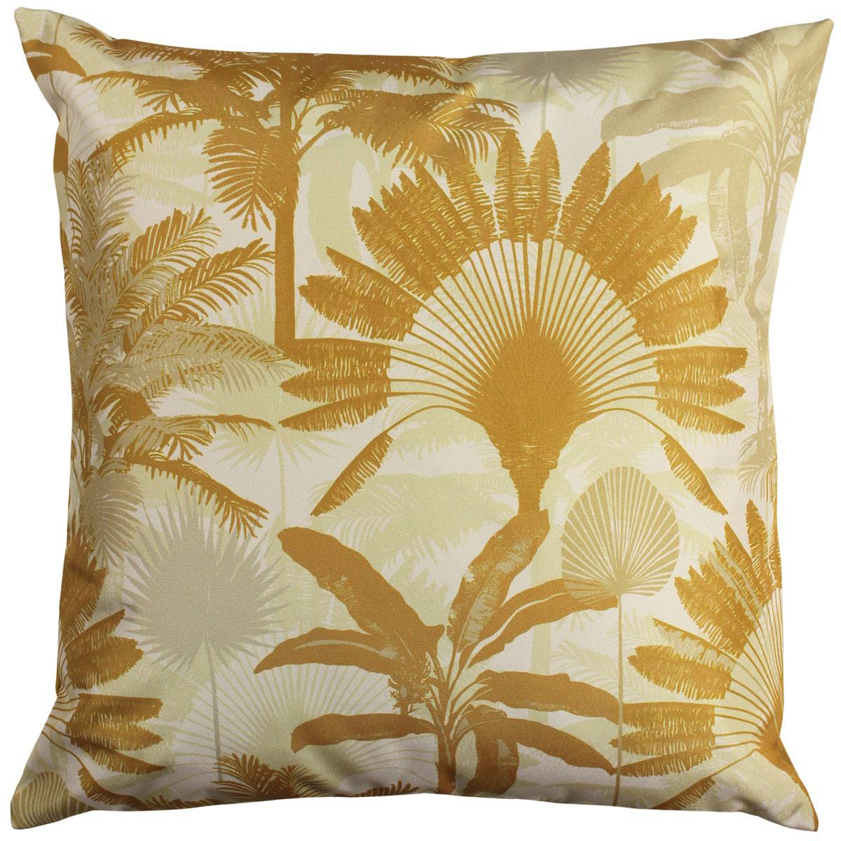Palms Ochre Outdoor Cushion Ochre – image 2