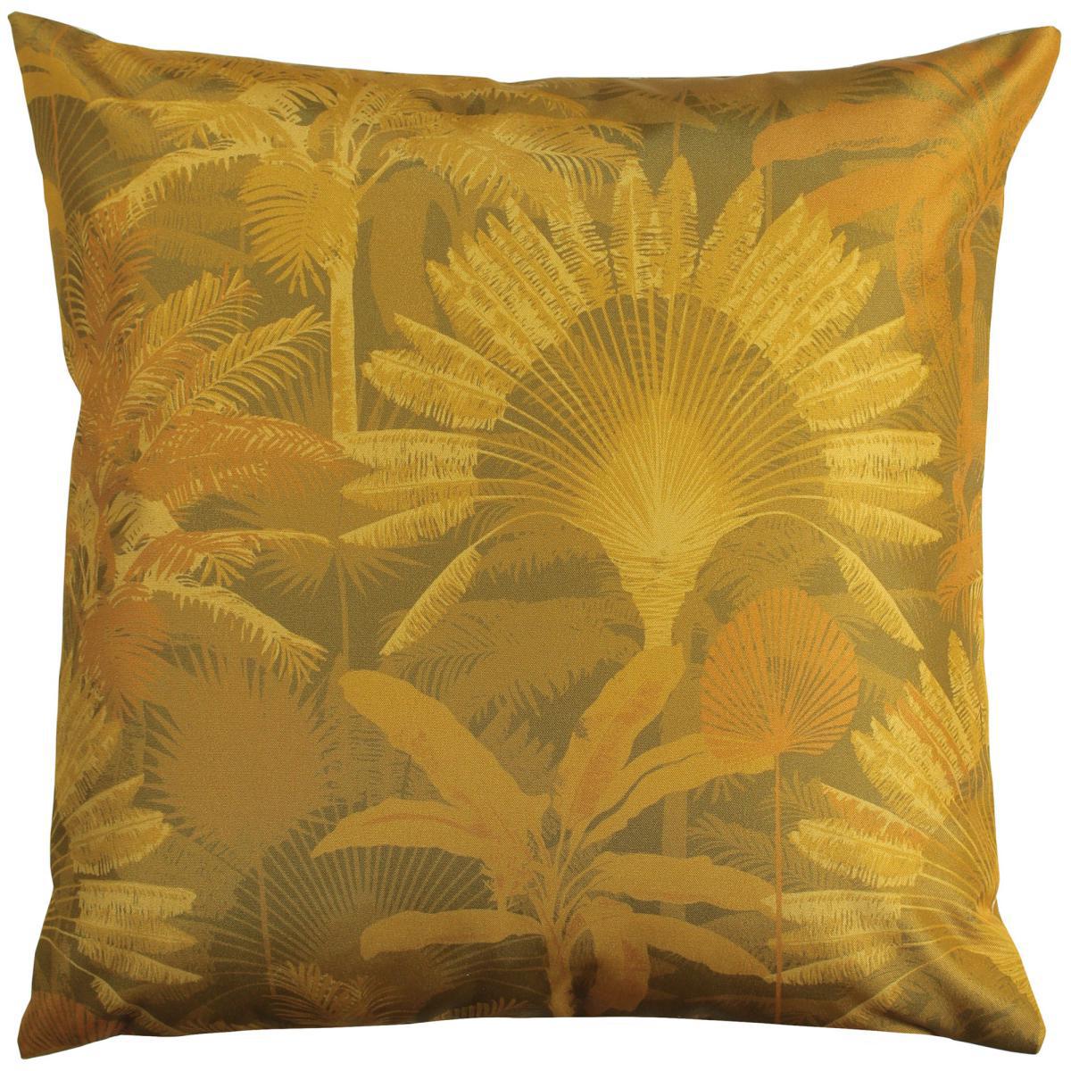Palms Ochre Outdoor Cushion Ochre – image 3