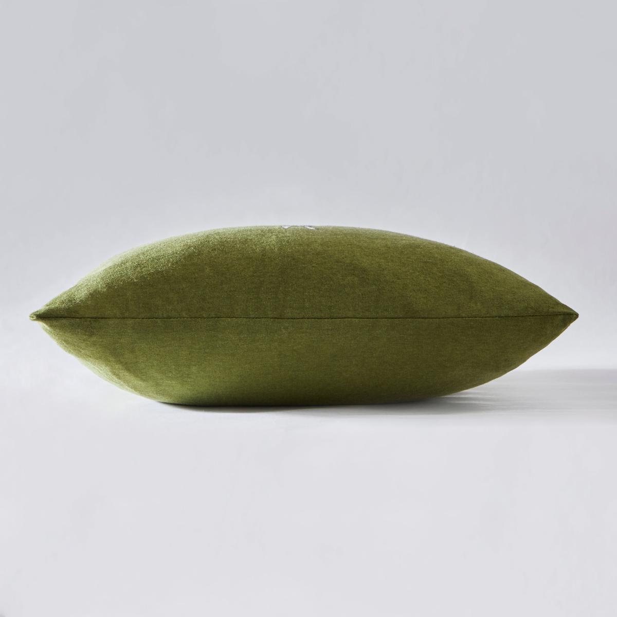 Brushed Cotton Stag Cushion Olive – image 4