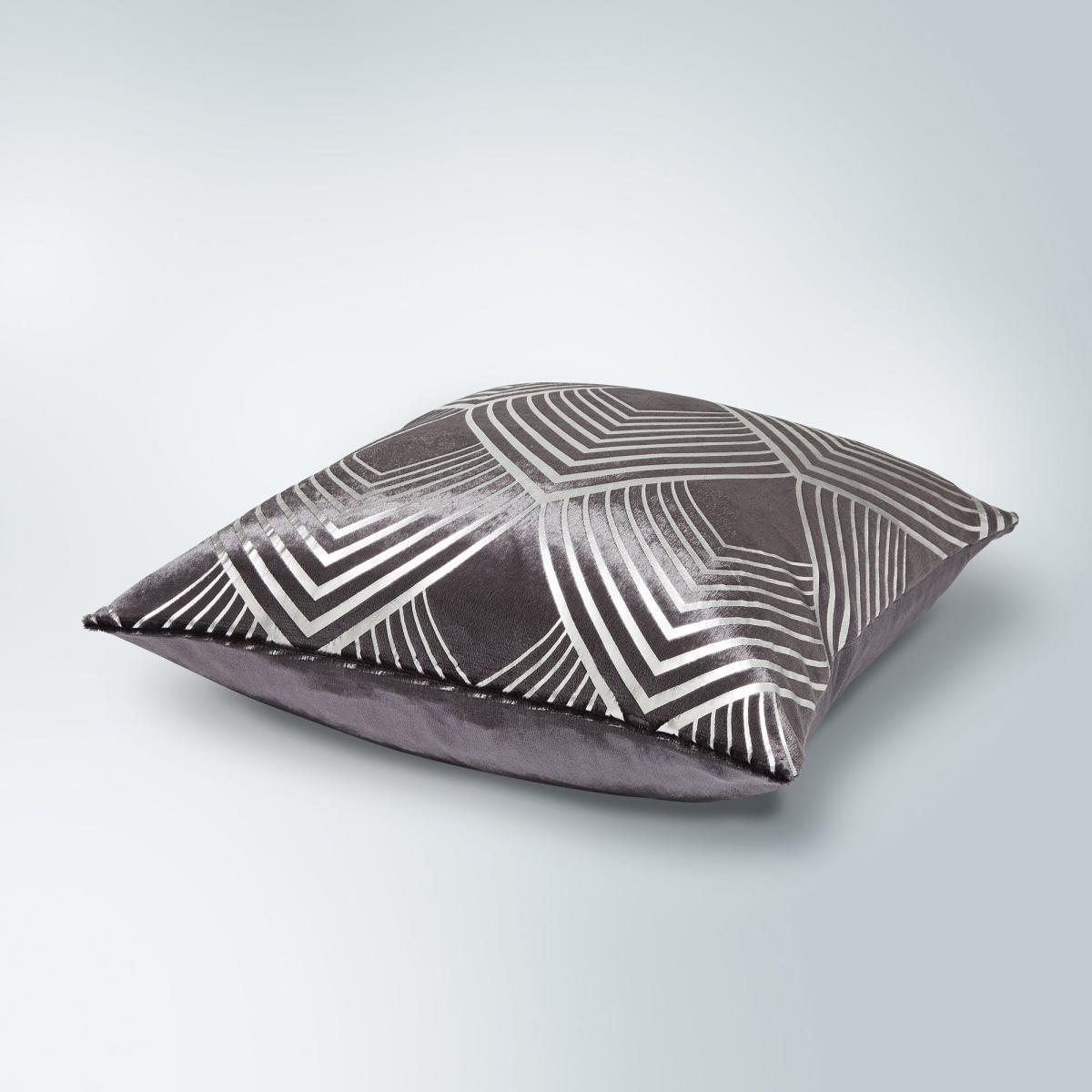 Geo Foil Cushion Black – image 3