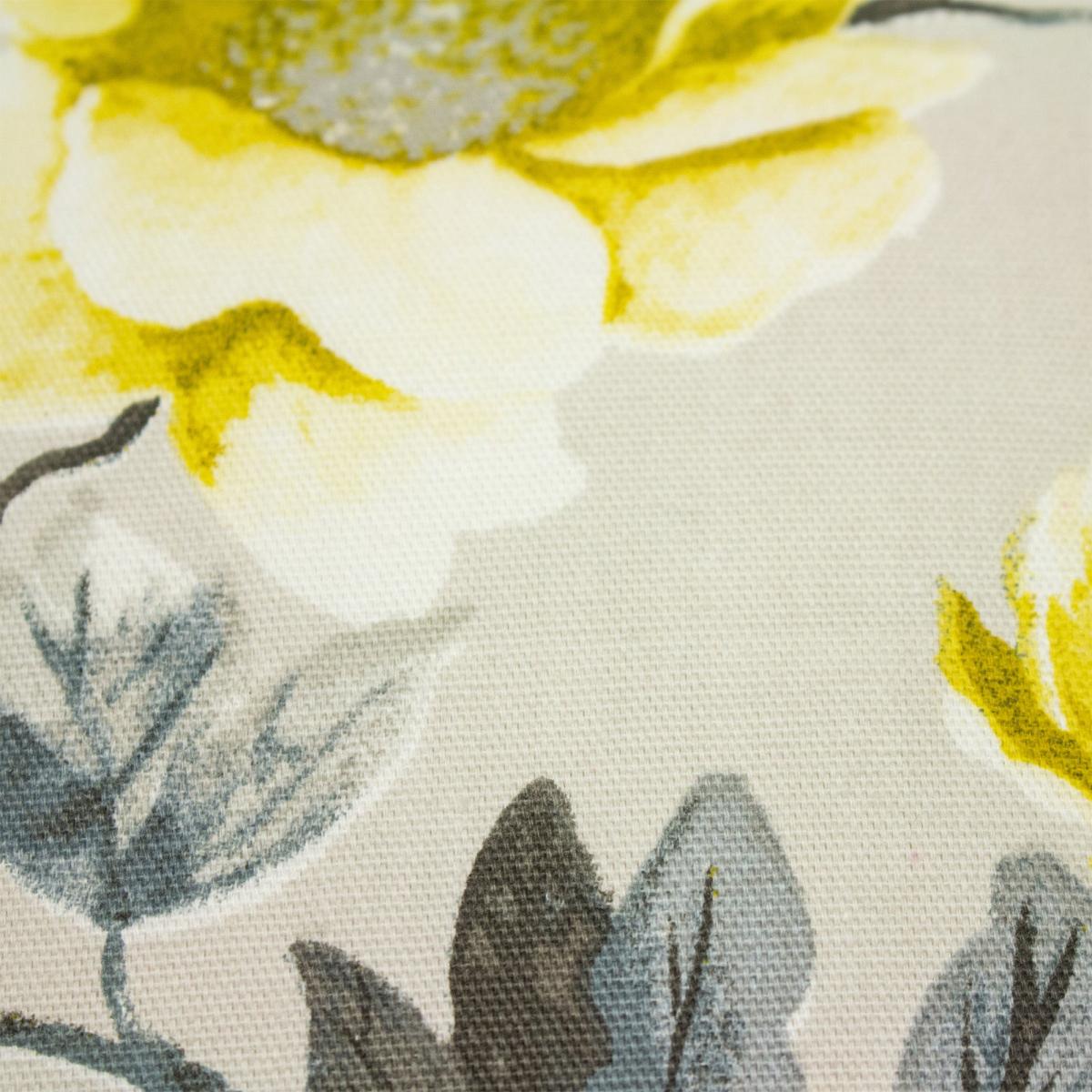 Peony Cushion Yellow/Blue – image 5