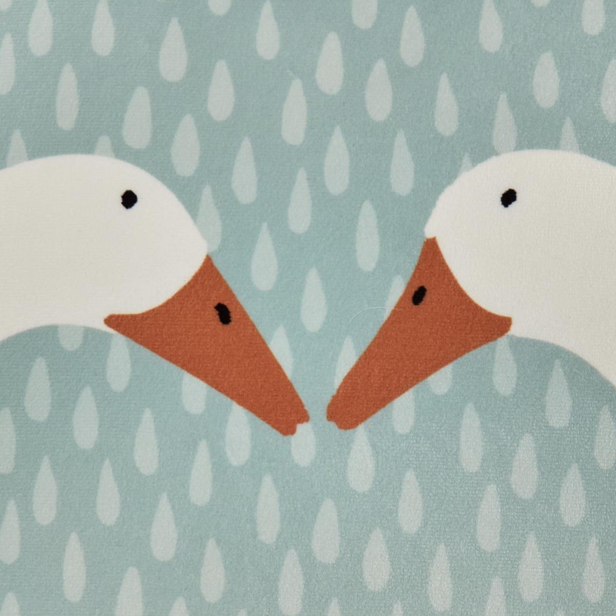 Puddles Teal Cushion 43cm x 43cm Teal (Blue) – image 3