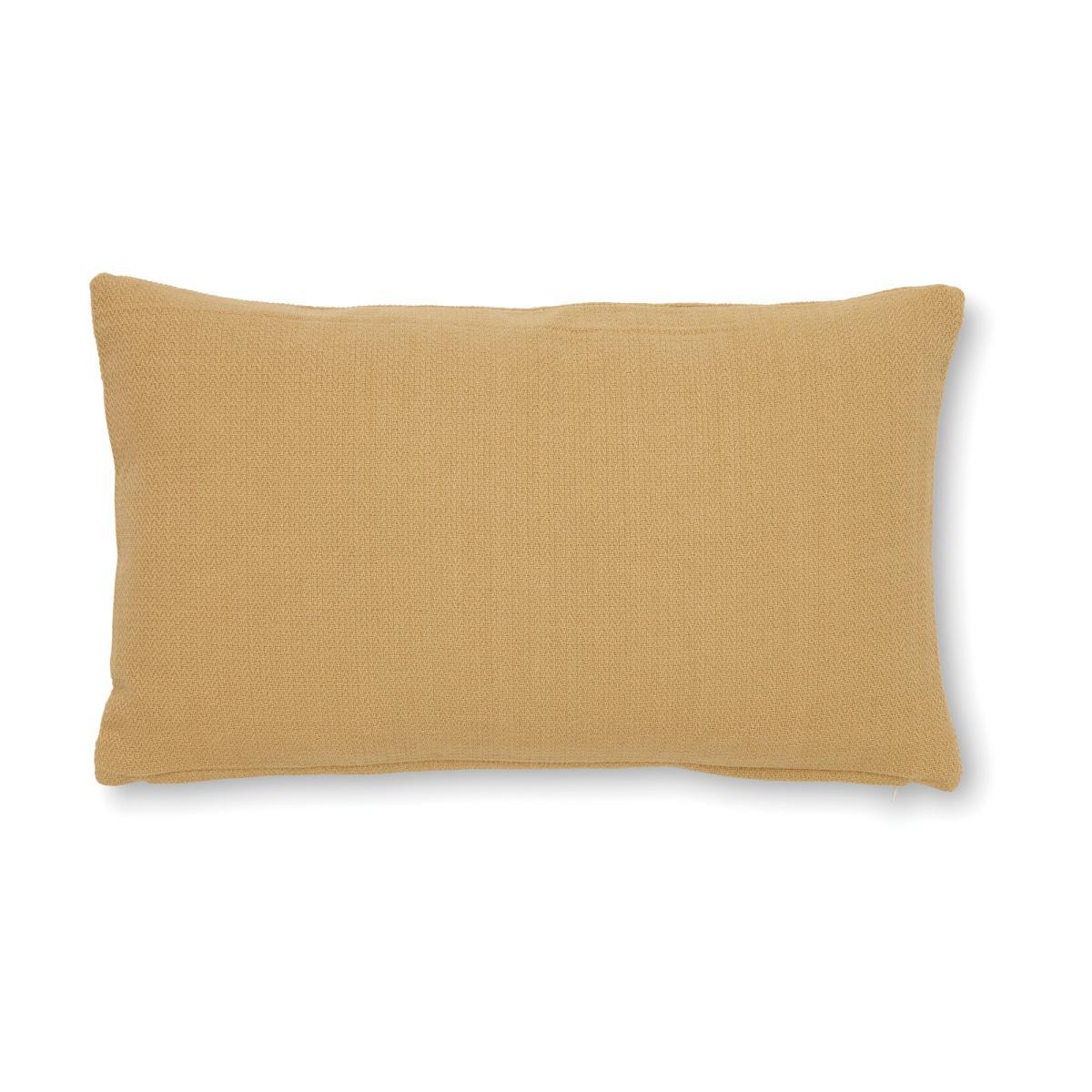 Rope Embroidered Cushion Yellow – image 4