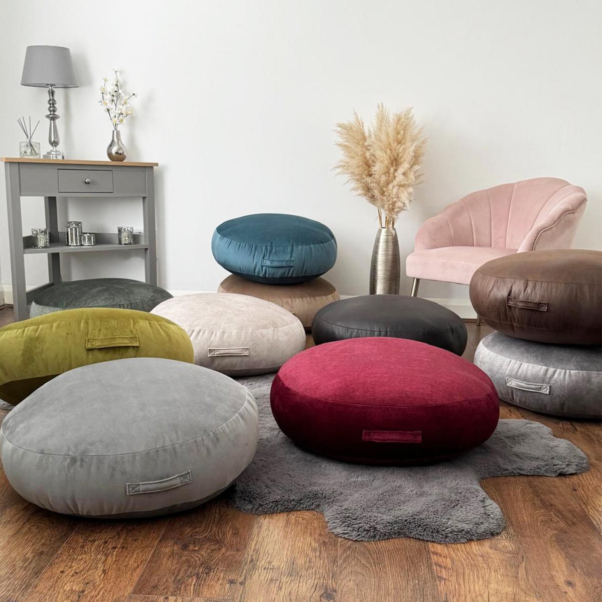 Daro Colorado Round Floor Cushion Brown – image 2