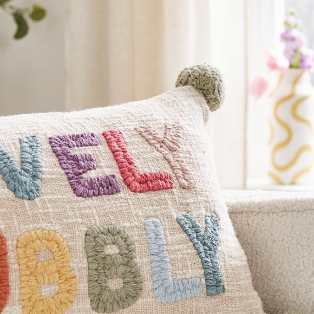 Lovely Jubbly Rectangle Cushion – image 2
